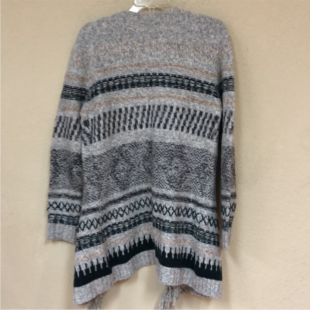 Cabi Multicolor Patterned Cardigan - image 8